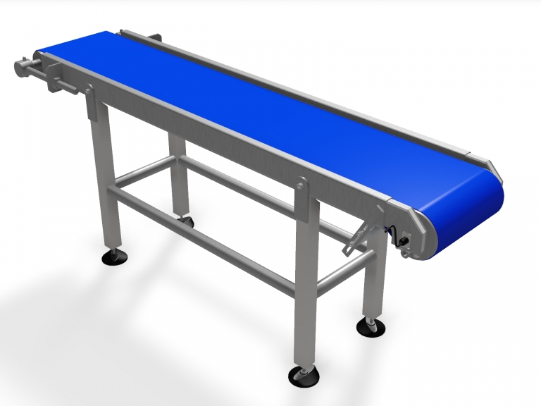 Straight belt conveyor