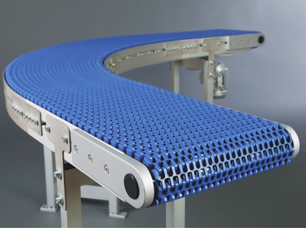 Сurved modular conveyors