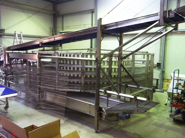 Spiral conveyor systems